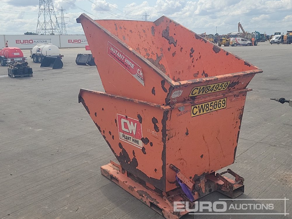 Conquip Tipping Skip to suit Forklift (2 of) - Izgāžams konteiners: foto 3 Conquip Tipping Skip to suit Forklift (2 of) - Izgāžams konteiners: foto 3