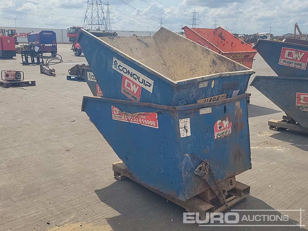 Conquip Tipping Skip to suit Forklift (2 of) - Izgāžams konteiners: foto 3 Conquip Tipping Skip to suit Forklift (2 of) - Izgāžams konteiners: foto 3