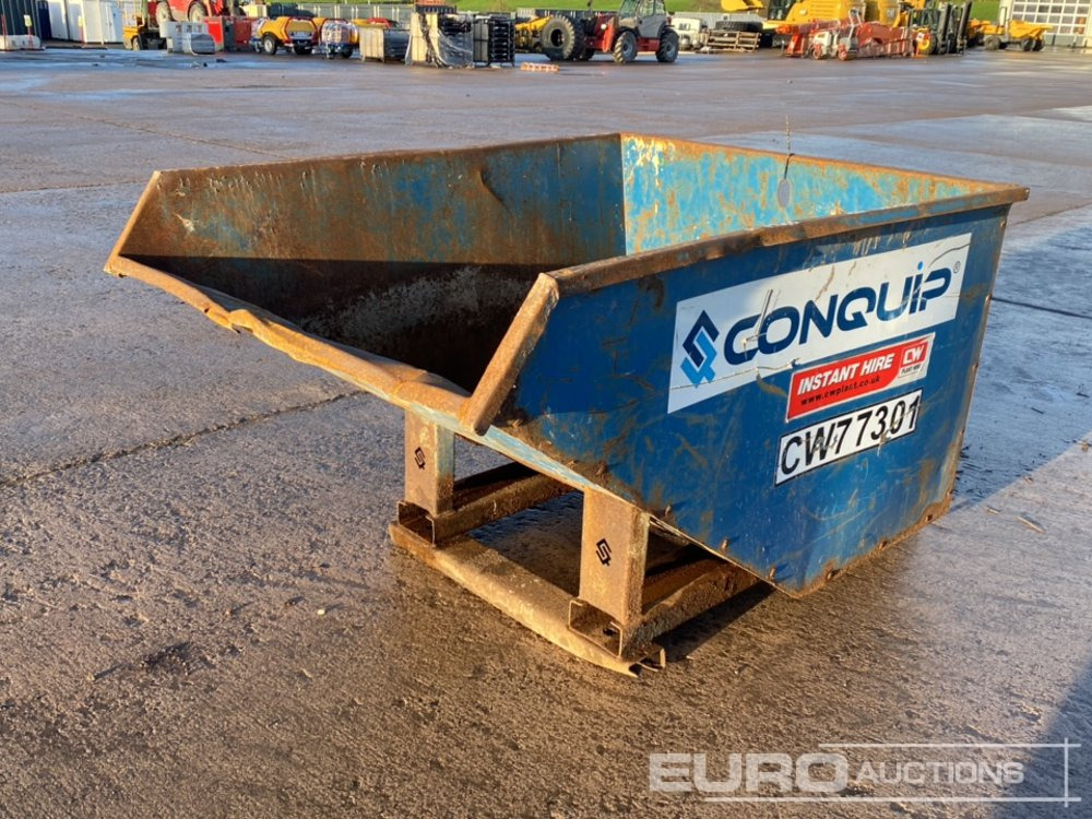 Conquip Tipping Skip to suit Forklift - Izgāžams konteiners: foto 1 Conquip Tipping Skip to suit Forklift - Izgāžams konteiners: foto 1