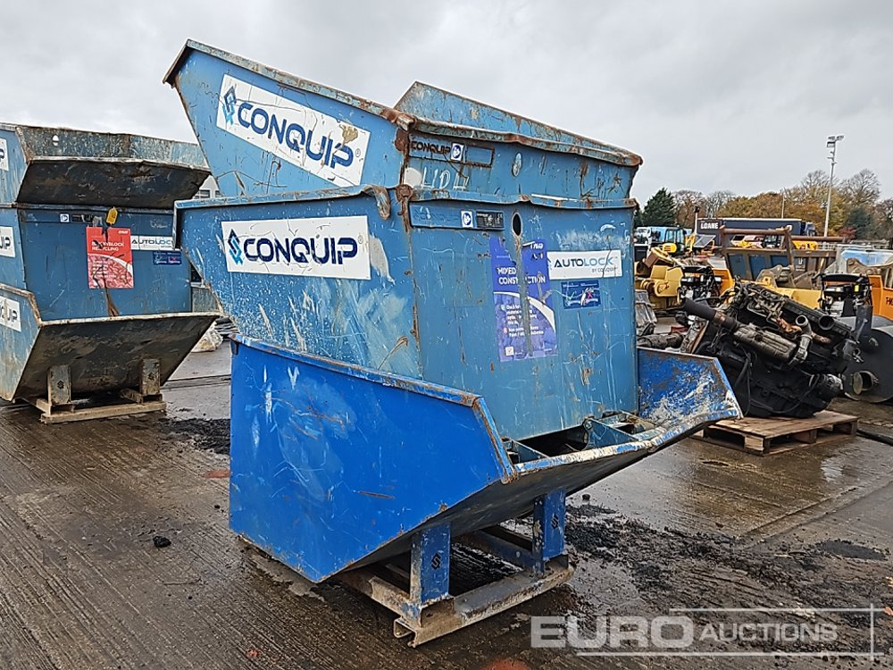 Conquip Tipping Skip to suit Forklift - Izgāžams konteiners: foto 5 Conquip Tipping Skip to suit Forklift - Izgāžams konteiners: foto 5