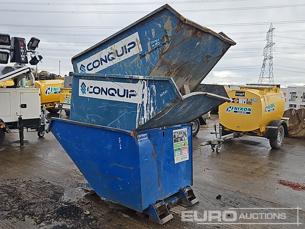 Conquip Tipping Skip to suit Forklift - Izgāžams konteiners: foto 1 Conquip Tipping Skip to suit Forklift - Izgāžams konteiners: foto 1