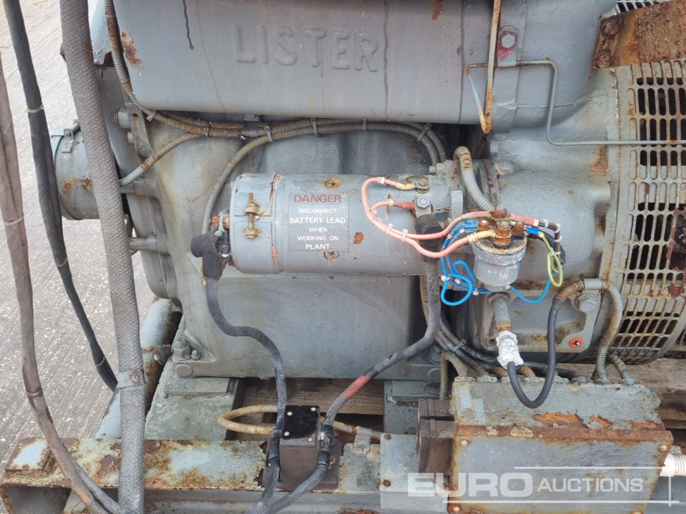 Elektroģenerators Dale 25kVA Generator, Lister Engine: foto 13
