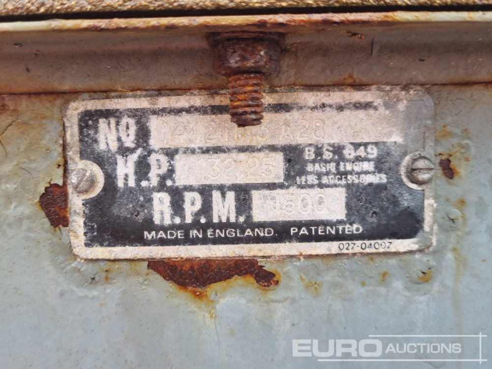 Elektroģenerators Dale 25kVA Generator, Lister Engine: foto 24