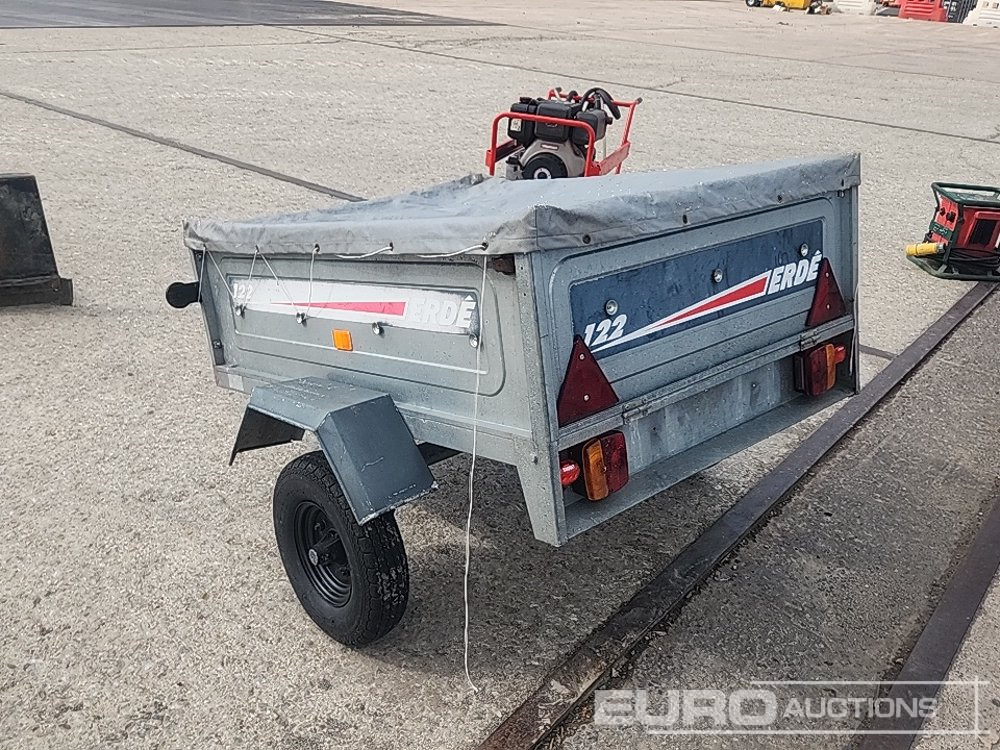 Erde 122 400Kg 4' x 3' Single Axle Tipping Trailer - Celtniecības tehnikas piekabe: foto 3 Erde 122 400Kg 4' x 3' Single Axle Tipping Trailer - Celtniecības tehnikas piekabe: foto 3