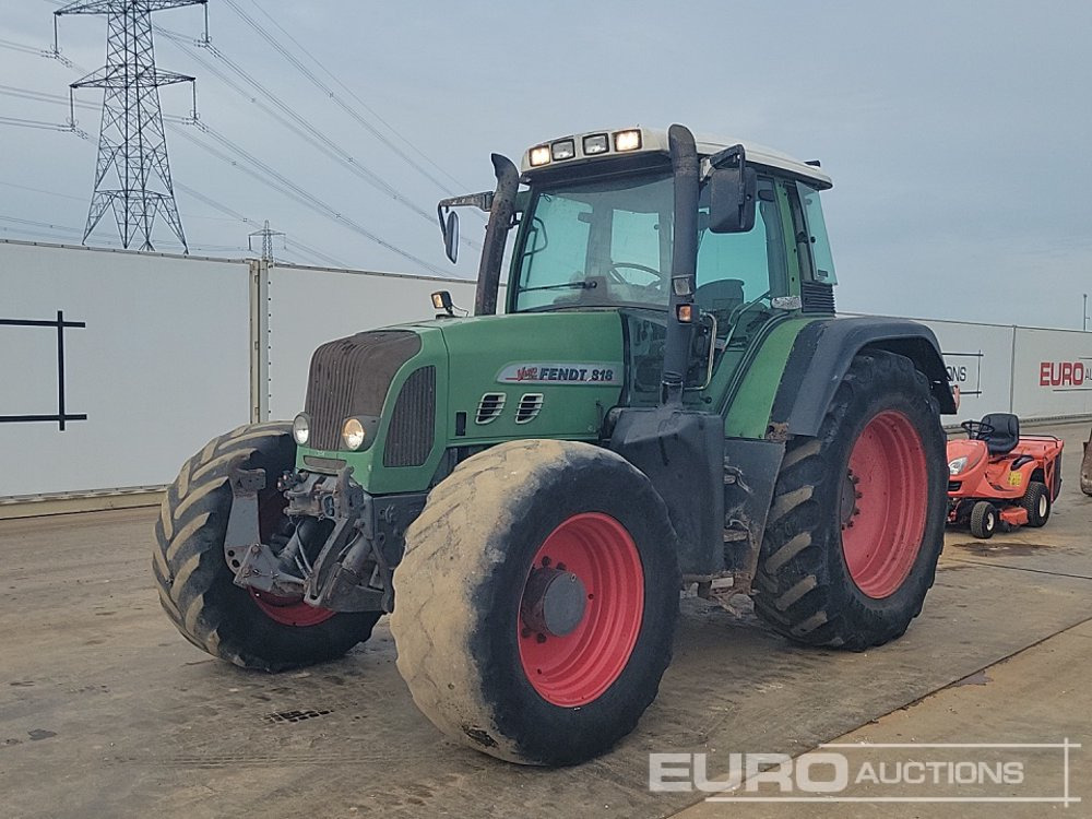 Fendt 818 VARIO TMS - Traktors: foto 1 Fendt 818 VARIO TMS - Traktors: foto 1