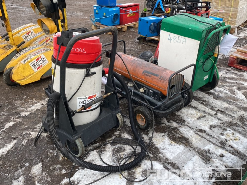 Fireball Space Heater, Industral Vacuum, Ebac Dehumidifier, Floor Scraper (4 of) - Rūpnieciskā klimata kontroles iekārta: foto 4 Fireball Space Heater, Industral Vacuum, Ebac Dehumidifier, Floor Scraper (4 of) - Rūpnieciskā klimata kontroles iekārta: foto 4