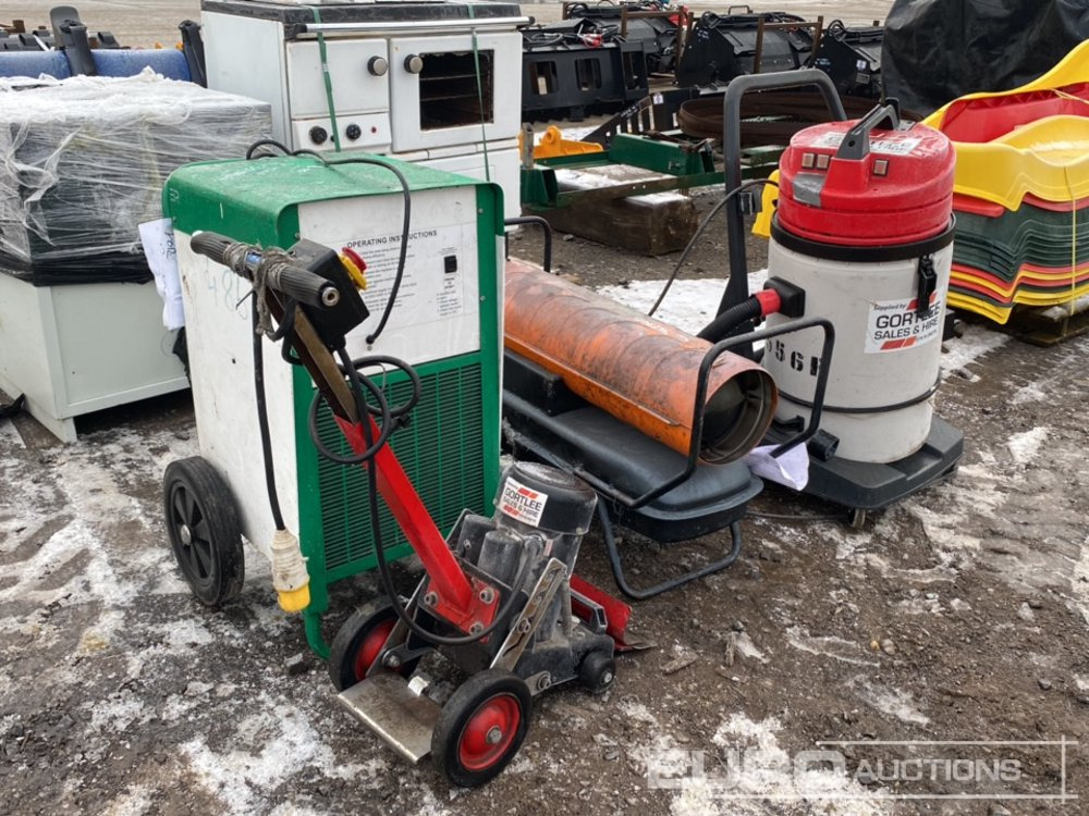 Fireball Space Heater, Industral Vacuum, Ebac Dehumidifier, Floor Scraper (4 of) - Rūpnieciskā klimata kontroles iekārta: foto 1 Fireball Space Heater, Industral Vacuum, Ebac Dehumidifier, Floor Scraper (4 of) - Rūpnieciskā klimata kontroles iekārta: foto 1