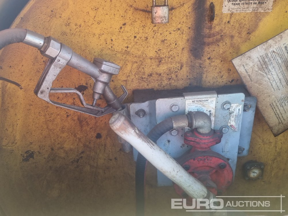Uzglabāšanas tvertne Fuel Proof 2000 Litre Static Bunded Fuel Bowser, Manual Pump: foto 9