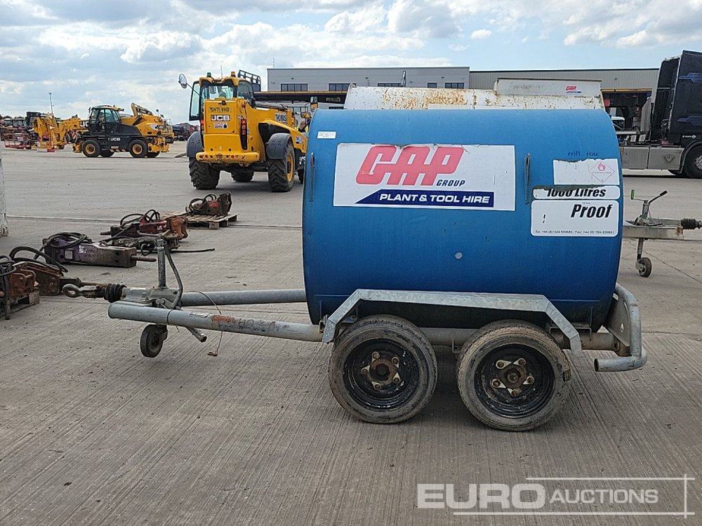 Fuel Proof Twin Axle Bunded 1000 Fuel Bowser, Electric Pump - Uzglabāšanas tvertne: foto 2 Fuel Proof Twin Axle Bunded 1000 Fuel Bowser, Electric Pump - Uzglabāšanas tvertne: foto 2