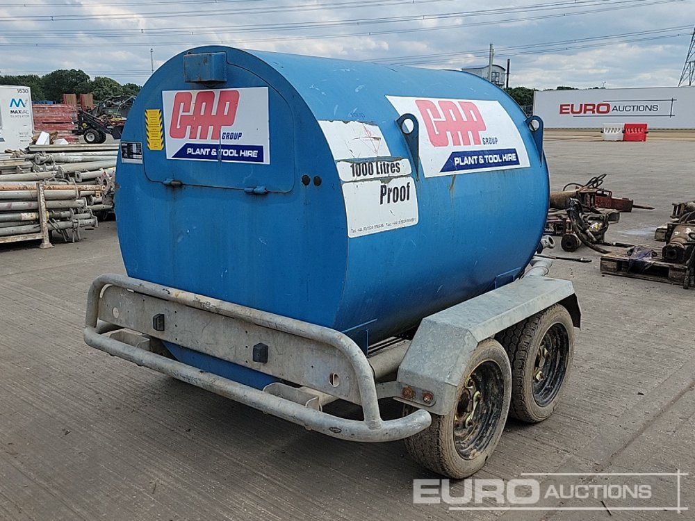 Fuel Proof Twin Axle Bunded 1000 Fuel Bowser, Electric Pump - Uzglabāšanas tvertne: foto 5 Fuel Proof Twin Axle Bunded 1000 Fuel Bowser, Electric Pump - Uzglabāšanas tvertne: foto 5