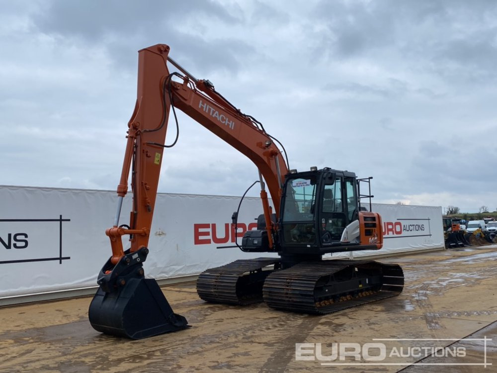 Hitachi ZX140H - Kāpurķēžu ekskavators: foto 1 Hitachi ZX140H - Kāpurķēžu ekskavators: foto 1