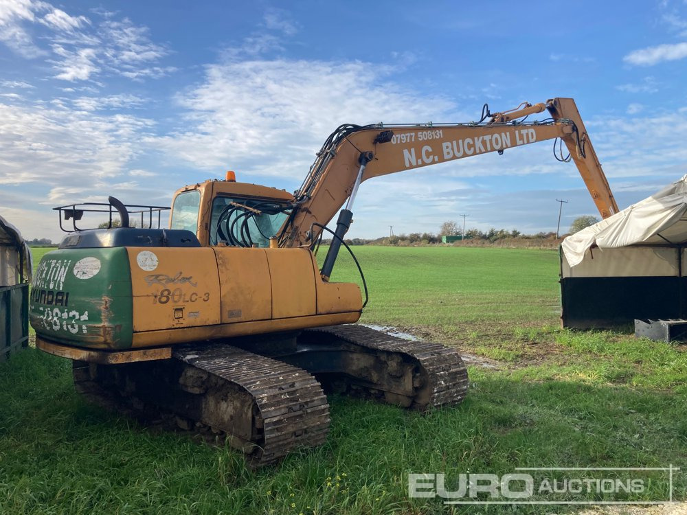 Hyundai R180LC-3 - Kāpurķēžu ekskavators: foto 1 Hyundai R180LC-3 - Kāpurķēžu ekskavators: foto 1