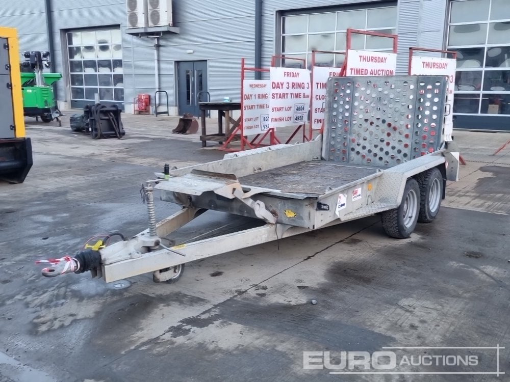 Ifor Williams 3.5 Ton - Celtniecības tehnikas piekabe: foto 1 Ifor Williams 3.5 Ton - Celtniecības tehnikas piekabe: foto 1