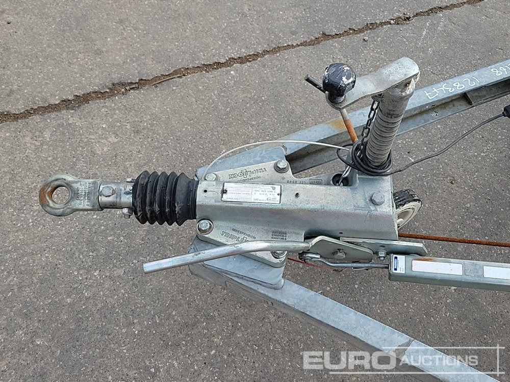 Celtniecības tehnikas piekabe Indespension 3.5 Ton: foto 14