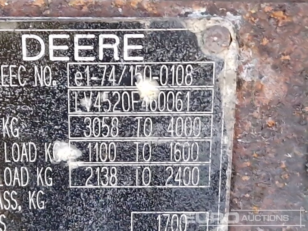 Mini traktors John Deere 4520: foto 38