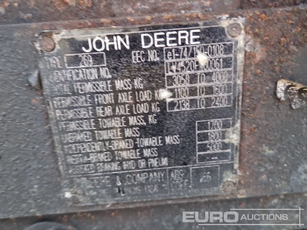 Mini traktors John Deere 4520: foto 37