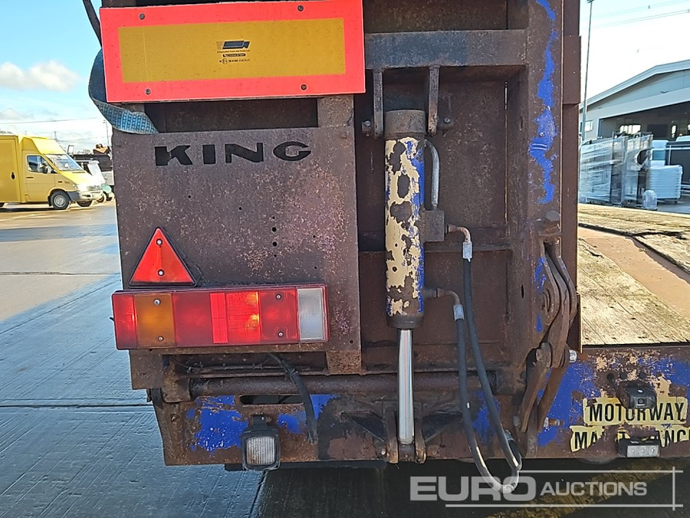 Puspiekabe zema profila platforma King 4 Axle Step Frame Low Loader Trailer, Neck Ramps, Out Riggers, Rear Steering, Hydraulic Fliptoe Ramps: foto 23
