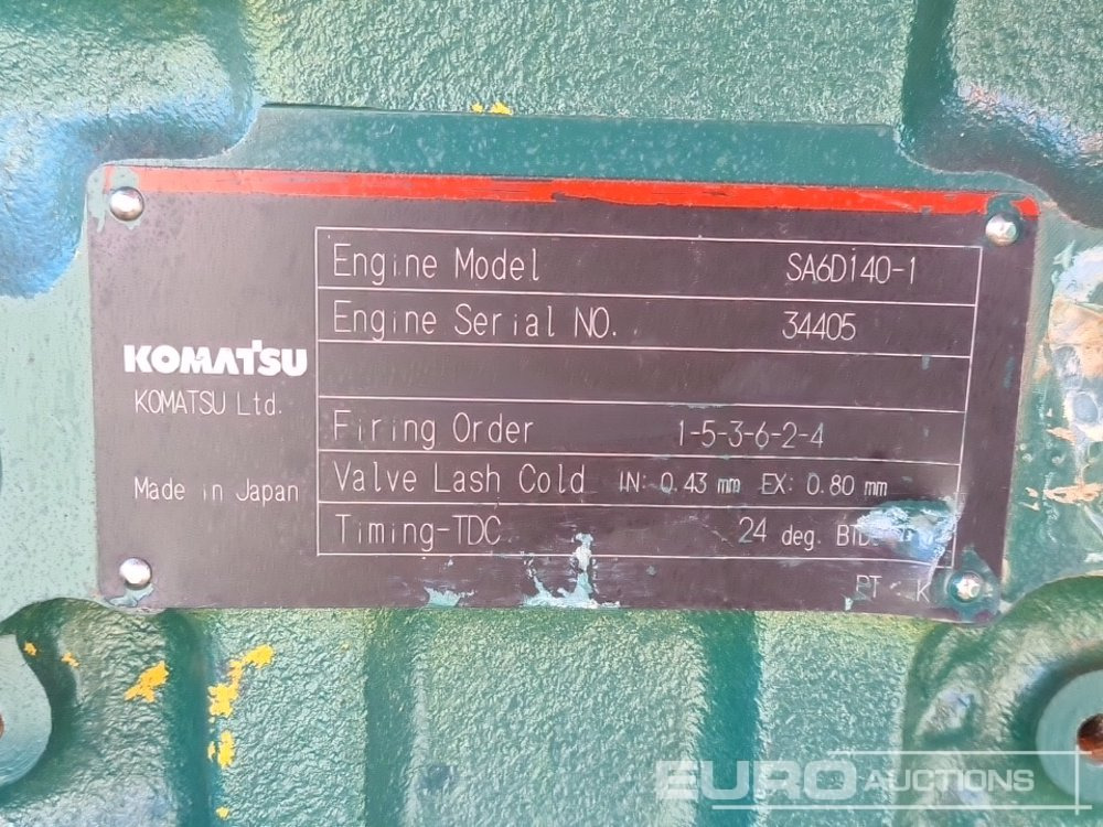 Dzinējs Komatsu 6 Cylinder Engine: foto 15