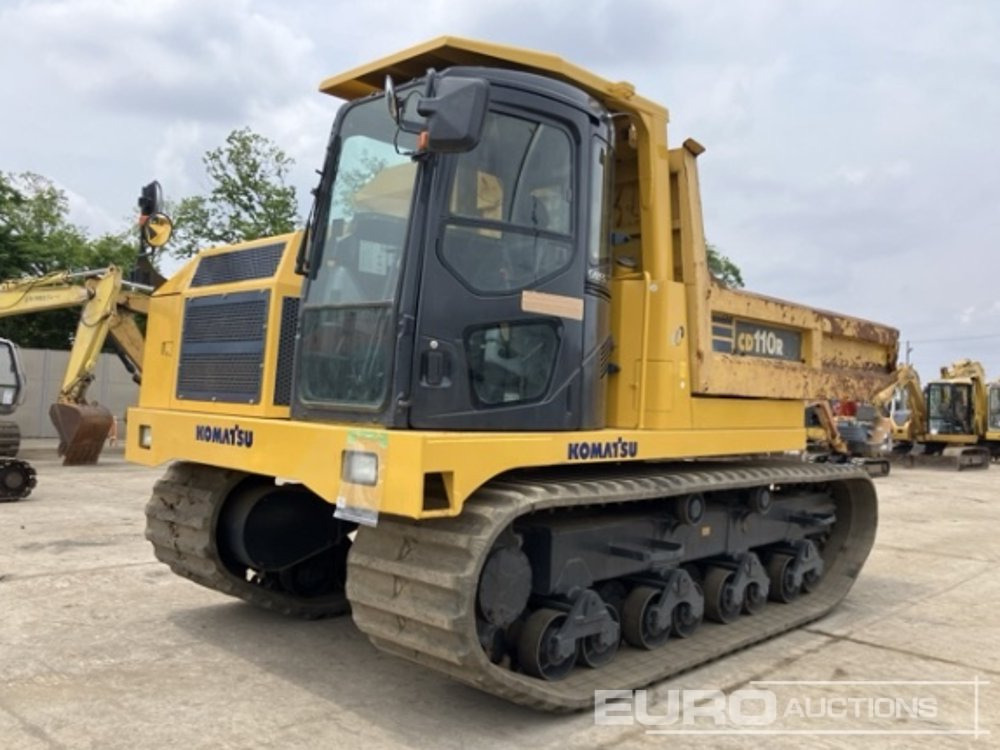 Komatsu CD110R-2 - Kāpurķēžu pašizgāzējs: foto 4 Komatsu CD110R-2 - Kāpurķēžu pašizgāzējs: foto 4
