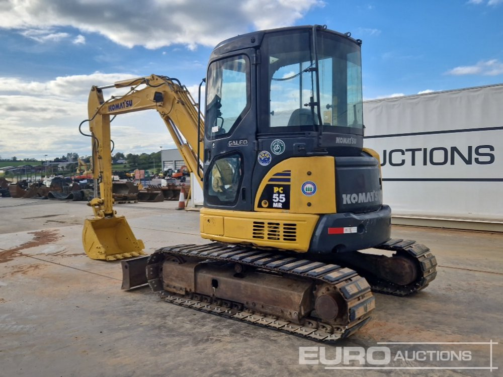 Komatsu PC55MR-2 - Mini-ekskavators: foto 3 Komatsu PC55MR-2 - Mini-ekskavators: foto 3