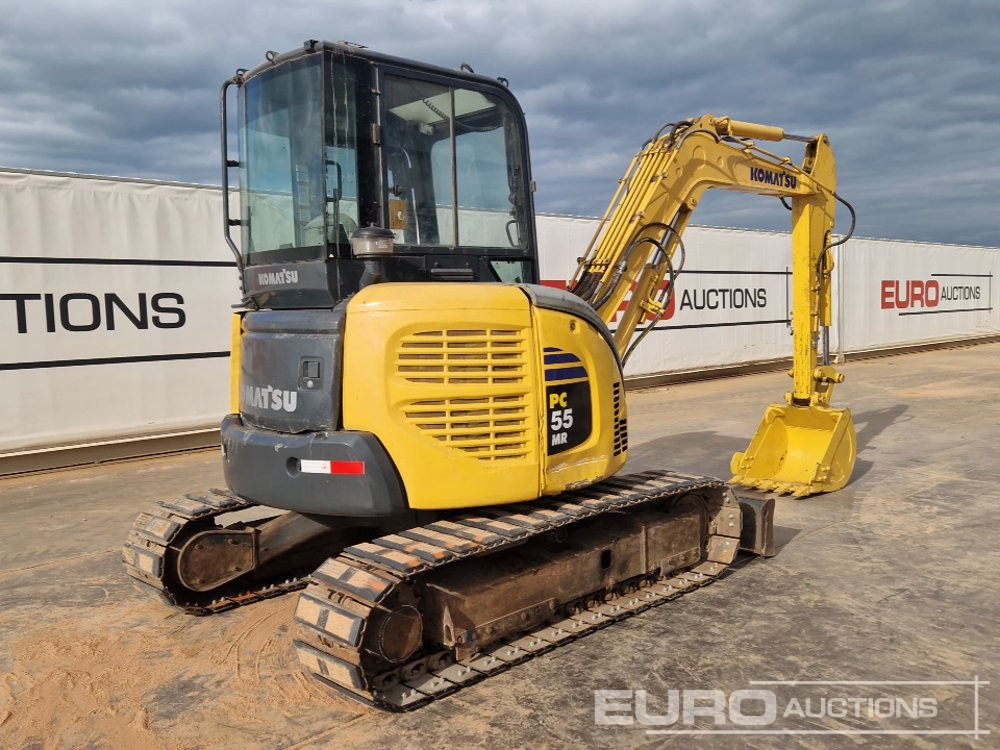 Komatsu PC55MR-2 - Mini-ekskavators: foto 5 Komatsu PC55MR-2 - Mini-ekskavators: foto 5