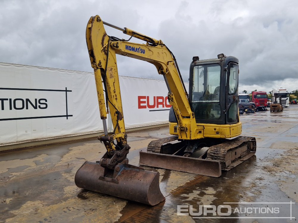 Komatsu PC55MR - Mini-ekskavators: foto 1 Komatsu PC55MR - Mini-ekskavators: foto 1