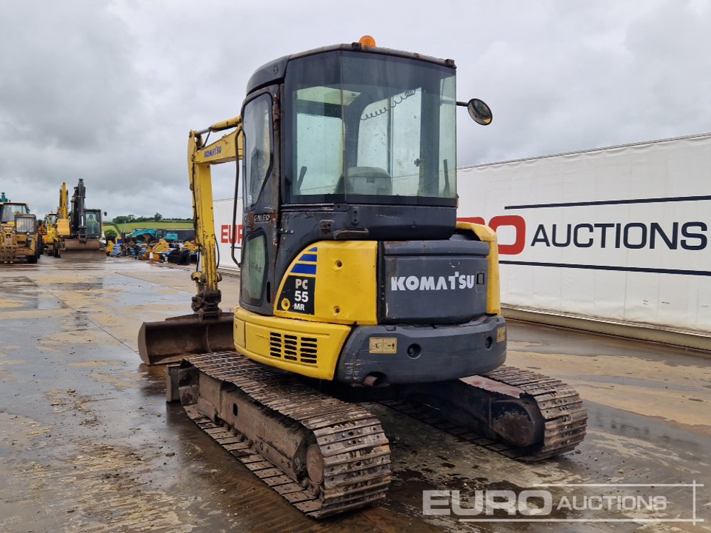 Komatsu PC55MR - Mini-ekskavators: foto 3 Komatsu PC55MR - Mini-ekskavators: foto 3