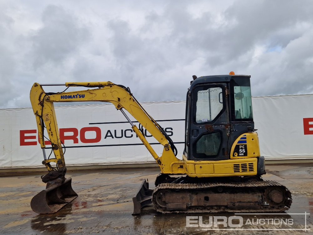 Komatsu PC55MR - Mini-ekskavators: foto 2 Komatsu PC55MR - Mini-ekskavators: foto 2