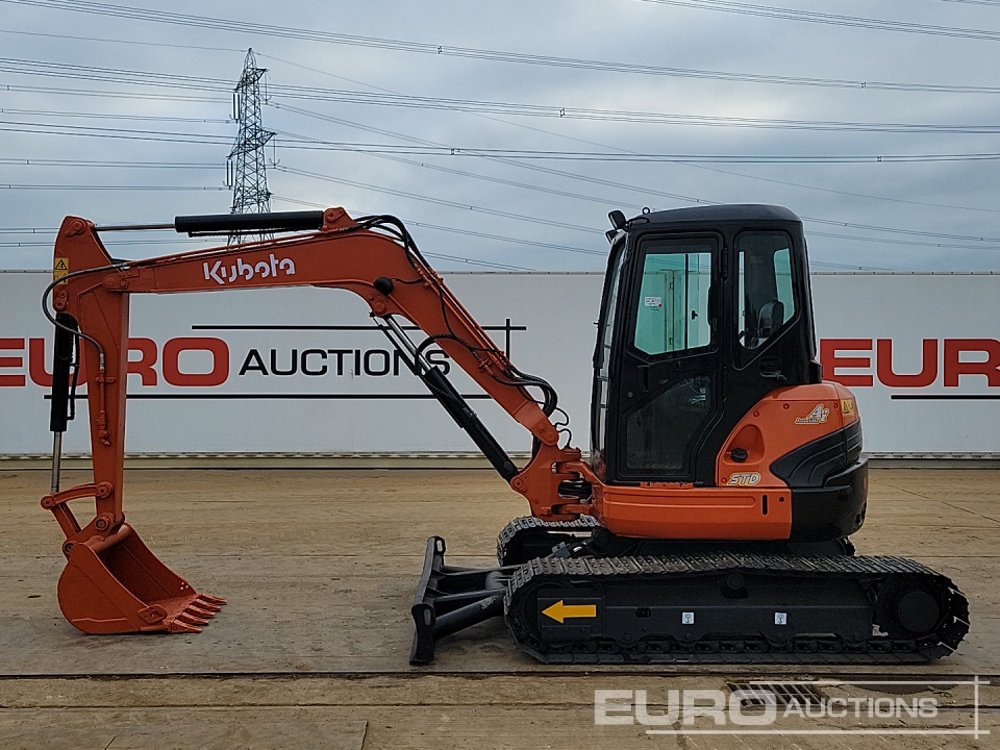 Kubota U55-4 - Mini-ekskavators: foto 2 Kubota U55-4 - Mini-ekskavators: foto 2