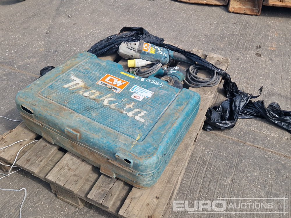 Makita 110 Volt Hammer Drill, Grinder, Impact Wrench, Poker Unit - Celtniecības maisītājs: foto 3 Makita 110 Volt Hammer Drill, Grinder, Impact Wrench, Poker Unit - Celtniecības maisītājs: foto 3