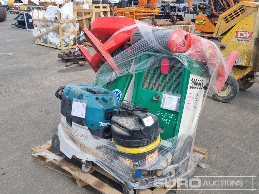 Makita 230Volt Industrial Dry Vacuum Cleaner, V-TUF 110Volt Industrial Dry Vacuum Cleaner, Ebac Electric Dehumidifier (2 of), Electric Space Heater (2 of) - Celtniecības maisītājs: foto 1 Makita 230Volt Industrial Dry Vacuum Cleaner, V-TUF 110Volt Industrial Dry Vacuum Cleaner, Ebac Electric Dehumidifier (2 of), Electric Space Heater (2 of) - Celtniecības maisītājs: foto 1