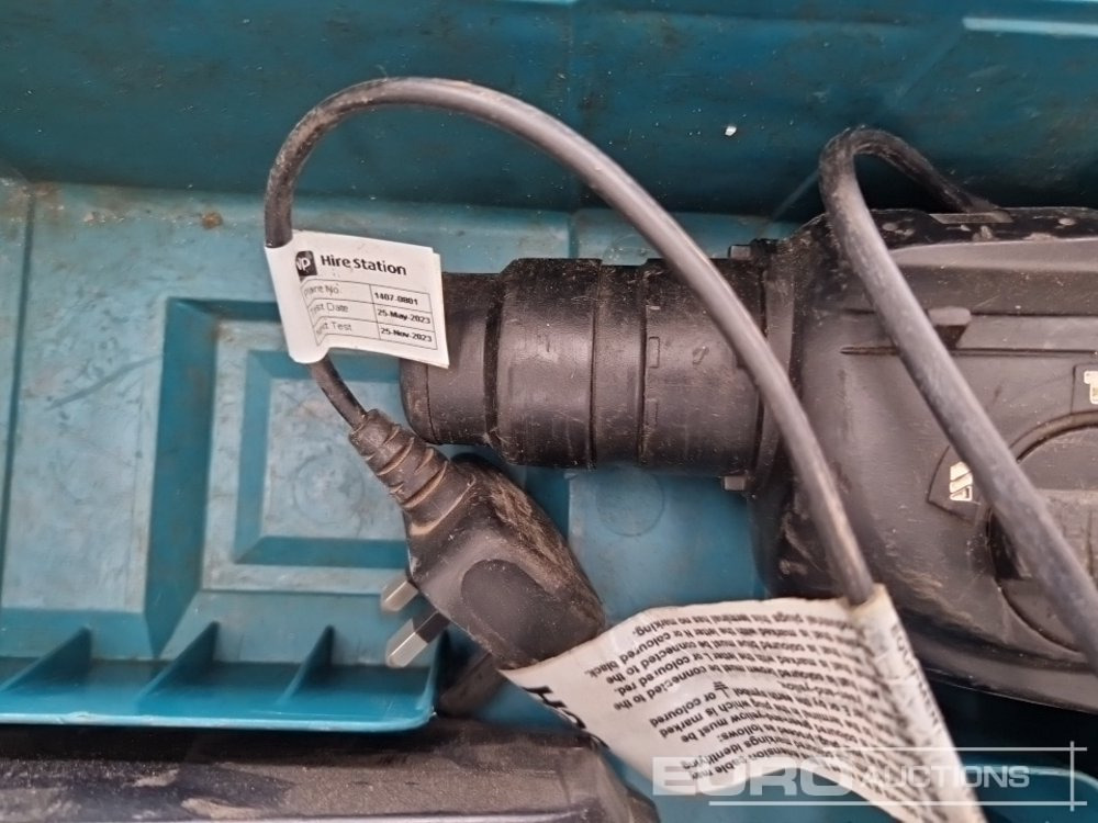 Celtniecības maisītājs Makita BHR262 36 Volt Cordless Hammer Drill/Breaker, Charger, Battery: foto 12