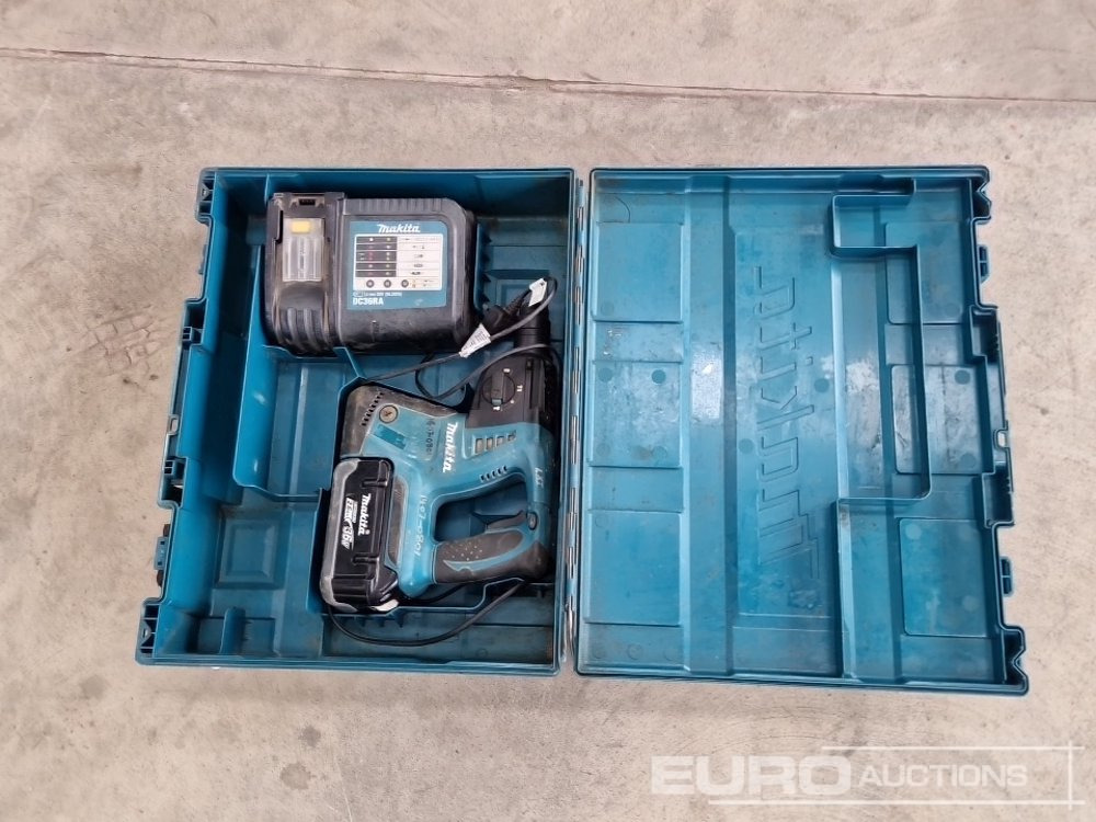 Makita BHR262 36 Volt Cordless Hammer Drill/Breaker, Charger, Battery - Celtniecības maisītājs: foto 2 Makita BHR262 36 Volt Cordless Hammer Drill/Breaker, Charger, Battery - Celtniecības maisītājs: foto 2