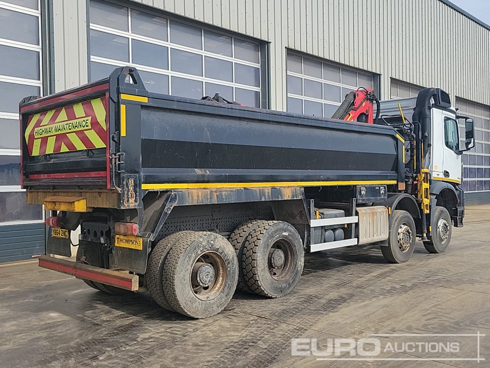 Mercedes Arocs 3240 - Kravas automašīna pašizgāzējs, Kravas auto ar manipulatoru: foto 5 Mercedes Arocs 3240 - Kravas automašīna pašizgāzējs, Kravas auto ar manipulatoru: foto 5