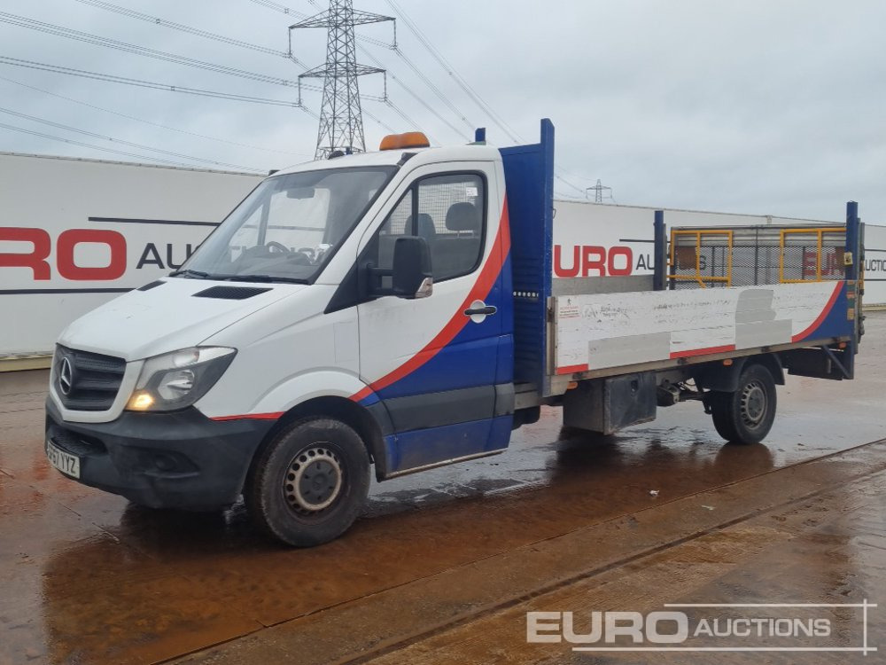 Mercedes Spinter 314 CDI - Automašīna ar kravas platformu: foto 1 Mercedes Spinter 314 CDI - Automašīna ar kravas platformu: foto 1