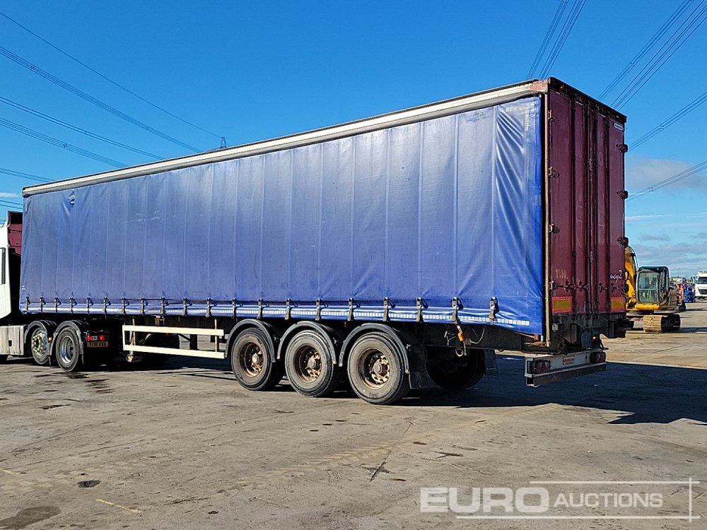 Montracon Tri Axle Curtainsider Trailer - Tenta puspiekabe: foto 3 Montracon Tri Axle Curtainsider Trailer - Tenta puspiekabe: foto 3