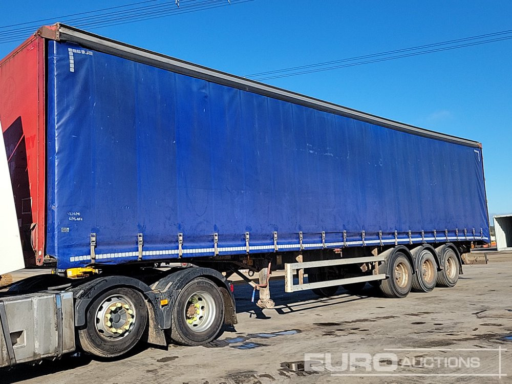 Montracon Tri Axle Curtainsider Trailer - Tenta puspiekabe: foto 1 Montracon Tri Axle Curtainsider Trailer - Tenta puspiekabe: foto 1