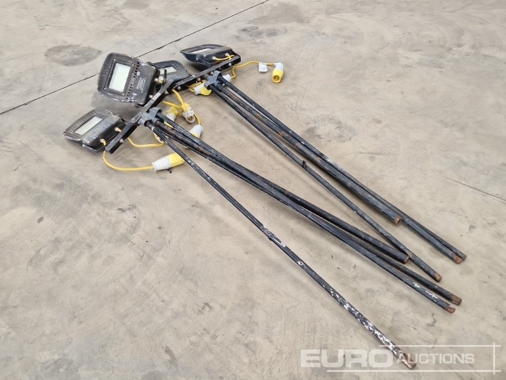 Celtniecības maisītājs Nightsearcher 110 Volt LED Tripod Work Light (2 of): foto 7