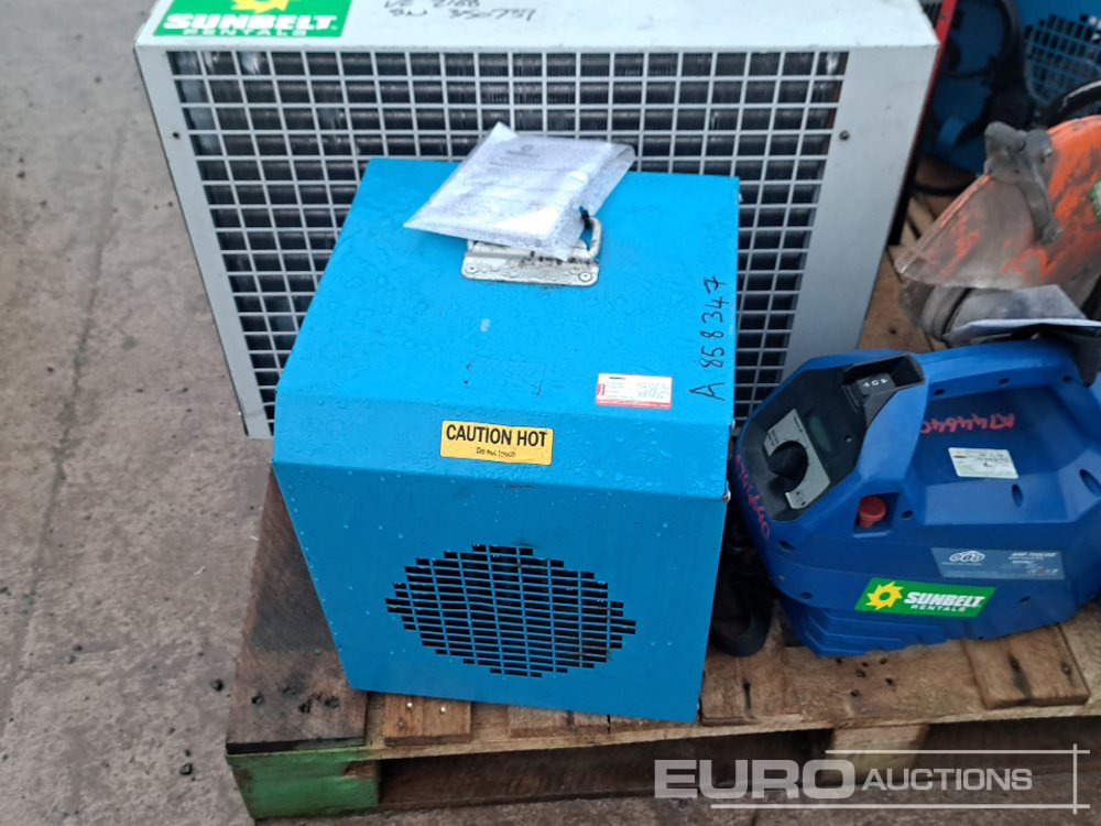 Pallet of Heaters, Stihl TS420 Consaw, UIS 18 Volt Hydraulic Power Pack & Pipe Breaker, - Celtniecības maisītājs: foto 5 Pallet of Heaters, Stihl TS420 Consaw, UIS 18 Volt Hydraulic Power Pack & Pipe Breaker, - Celtniecības maisītājs: foto 5