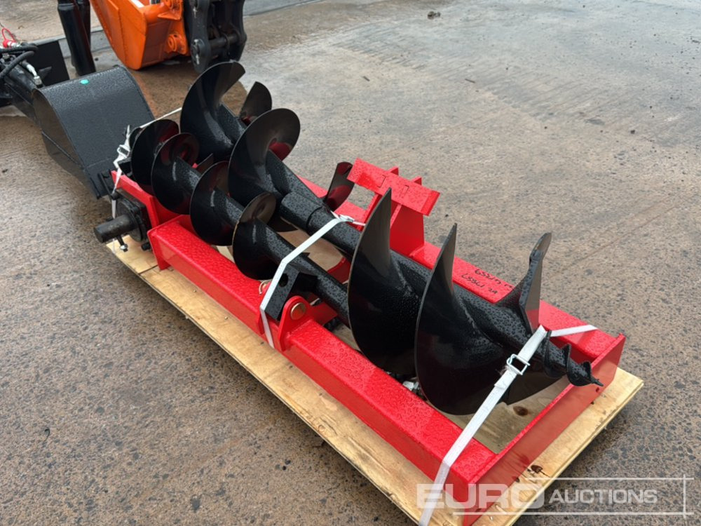 Unused 2025 16", 12" & 8" Hydraulic Auger to suit Skidsteer Loader - Papildaprīkojums - Ekskavators: foto 4 Unused 2025 16", 12" & 8" Hydraulic Auger to suit Skidsteer Loader - Papildaprīkojums - Ekskavators: foto 4