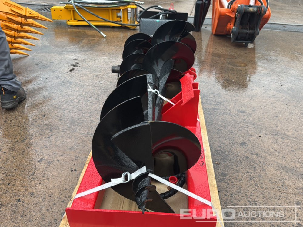 Unused 2025 16", 12" & 8" Hydraulic Auger to suit Skidsteer Loader - Papildaprīkojums - Ekskavators: foto 5 Unused 2025 16", 12" & 8" Hydraulic Auger to suit Skidsteer Loader - Papildaprīkojums - Ekskavators: foto 5