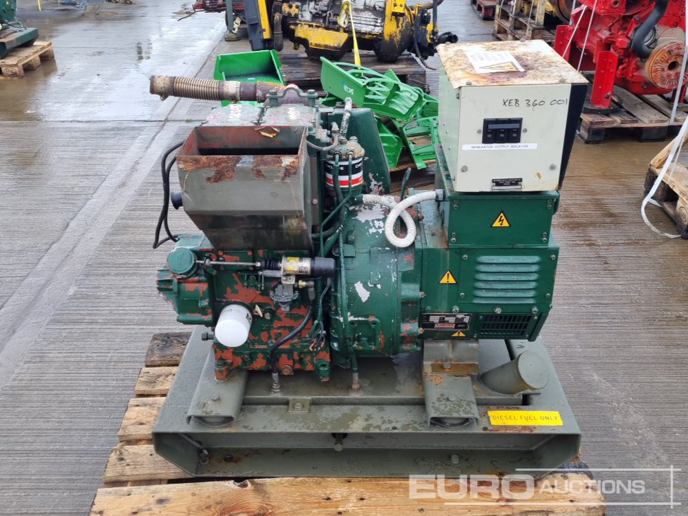 Elektroģenerators Power Plant 9.5kVA Generator, Lister Petter Engine: foto 6