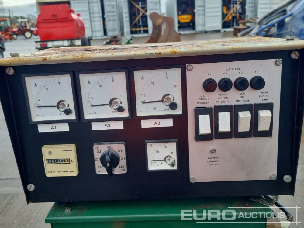 Elektroģenerators Power Plant 9.5kVA Generator, Lister Petter Engine: foto 9