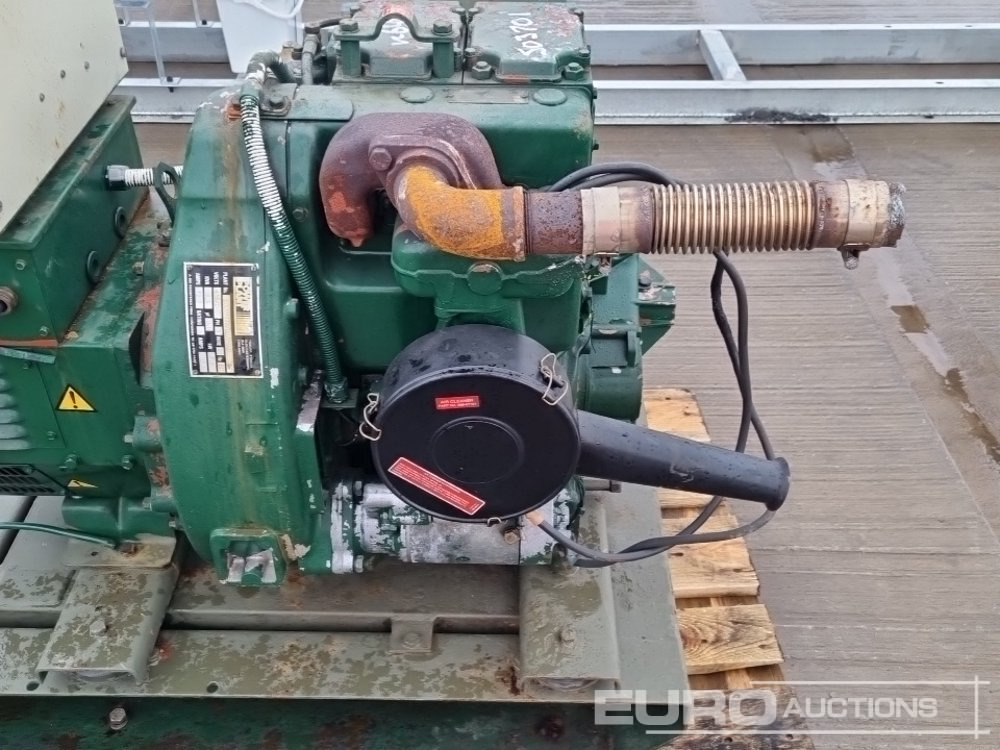 Elektroģenerators Power Plant 9.5kVA Generator, Lister Petter Engine: foto 14