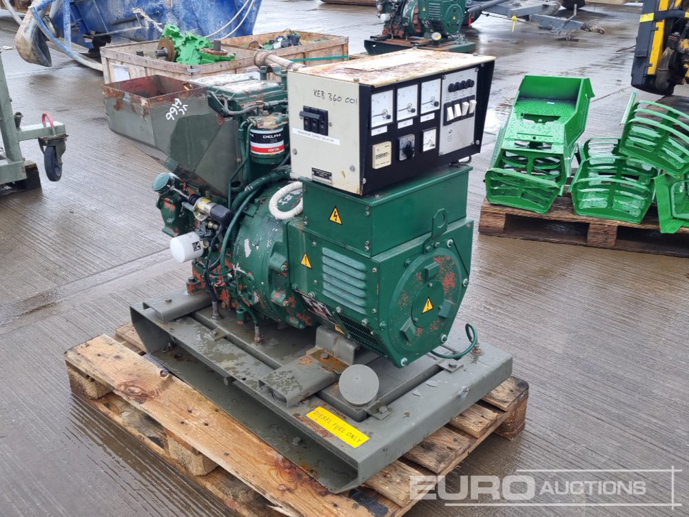 Elektroģenerators Power Plant 9.5kVA Generator, Lister Petter Engine: foto 7