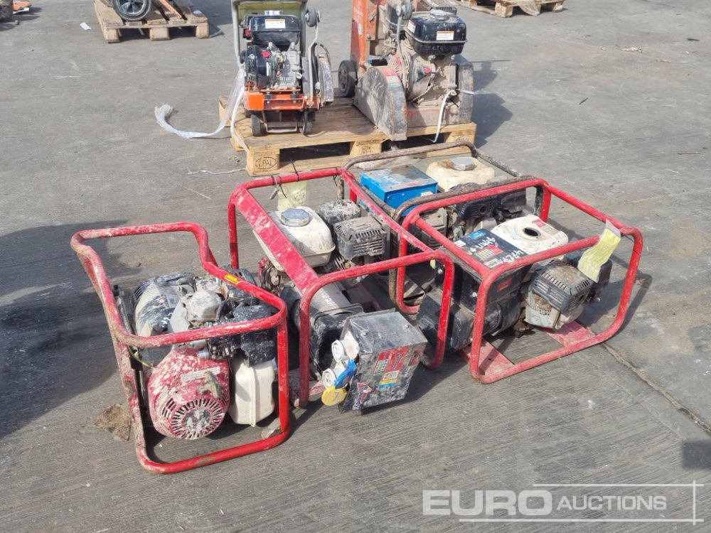 Pramac 2.4kVA Generator (3 of), Stephill Generator, Honda Engine - Elektroģenerators: foto 1 Pramac 2.4kVA Generator (3 of), Stephill Generator, Honda Engine - Elektroģenerators: foto 1