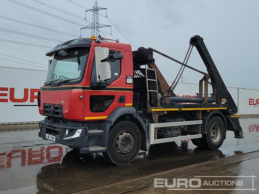 Renault D18 - Būvgružu konteineru vedējs: foto 1 Renault D18 - Būvgružu konteineru vedējs: foto 1