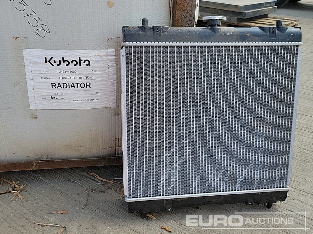 Radiator to suit Kubota Engine (6 of) - Rezerves daļa: foto 1 Radiator to suit Kubota Engine (6 of) - Rezerves daļa: foto 1