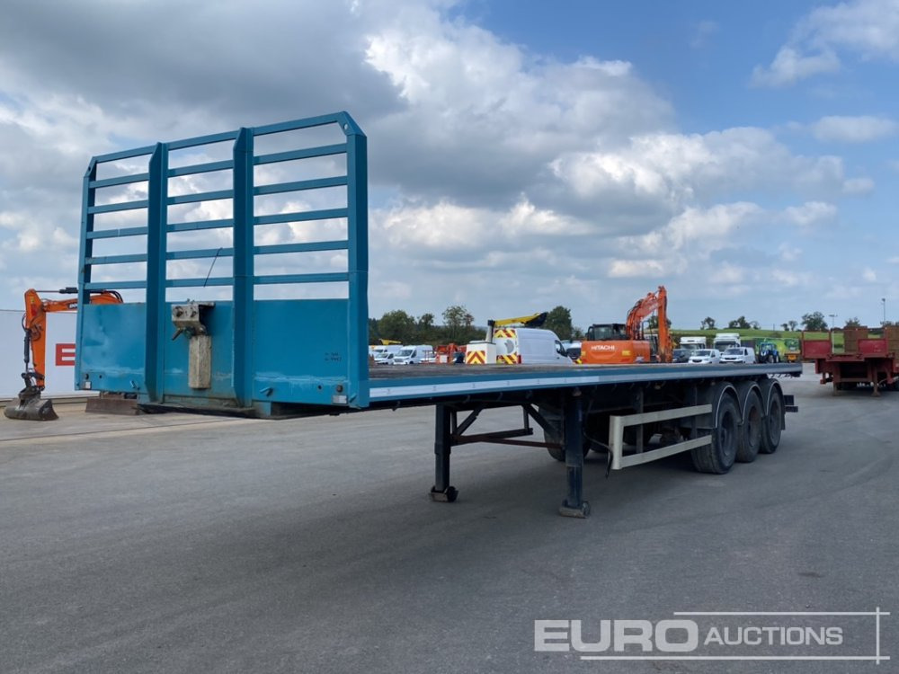 SDC 40' Tri Axle Flat Trailer, BPW Axles - Bortu puspiekabe/ Platforma: foto 1 SDC 40' Tri Axle Flat Trailer, BPW Axles - Bortu puspiekabe/ Platforma: foto 1