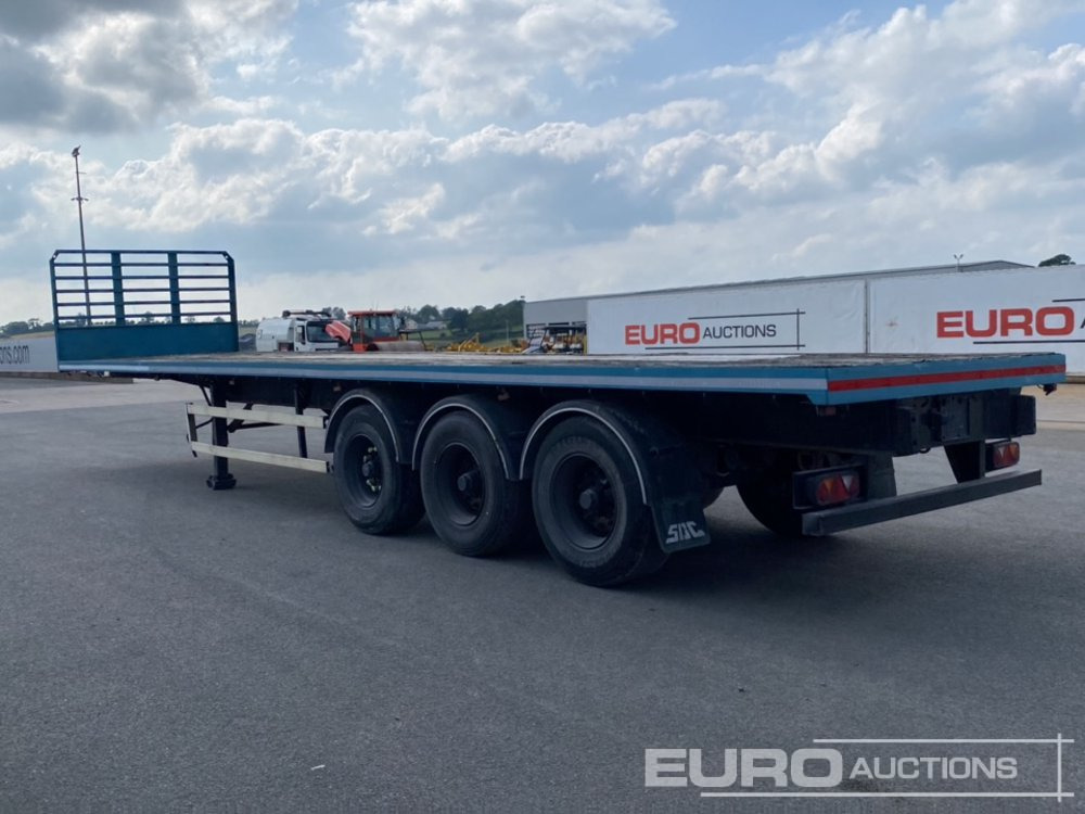 SDC 40' Tri Axle Flat Trailer, BPW Axles - Bortu puspiekabe/ Platforma: foto 3 SDC 40' Tri Axle Flat Trailer, BPW Axles - Bortu puspiekabe/ Platforma: foto 3